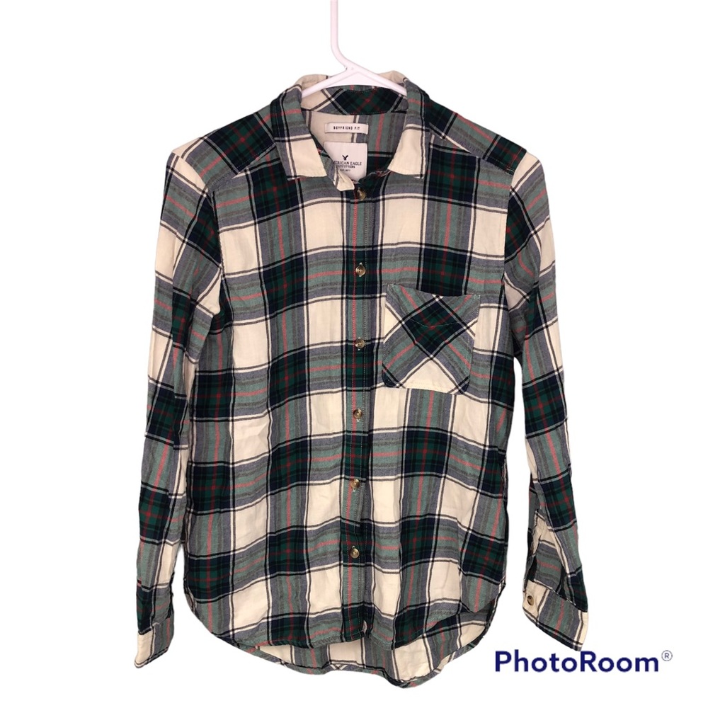 American Eagle Small Boyfriend Fit Flannel